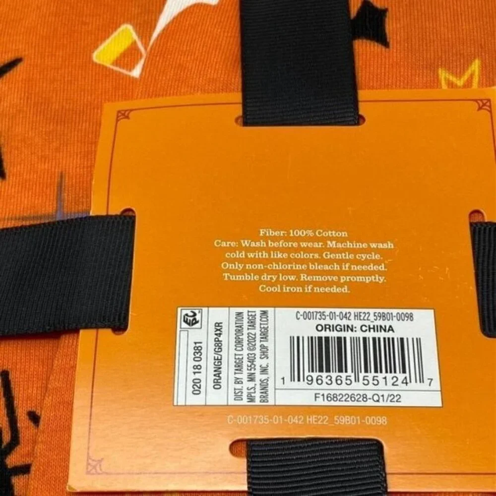 Target Hyde & EEK! Boutique™ Women's Plus Size 3X Halloween Pajama Set Orange - Picture 3 of 4